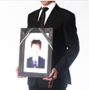 遺影写真(半切)